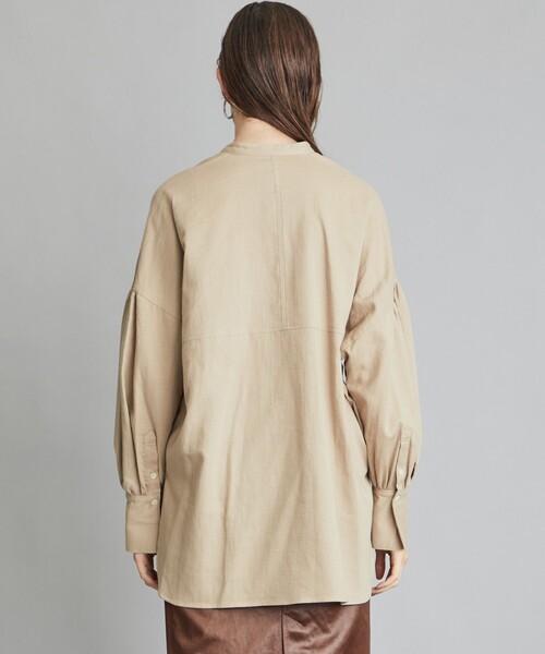 EBONY(エボニー)の「【EBONY(エボニー)】レースアップブラウス E21AW/T-01(シャツ/ブラウス・レディース・ブラック/ベージュ・2)」の7枚目の写真