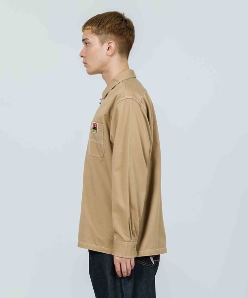 XLARGE(エクストララージ)の「STITCHED WORK SHIRT(シャツ/ブラウス・メンズ・ブラック/ベージュ/オリーブ・M/S/L/XL)」の4枚目の写真