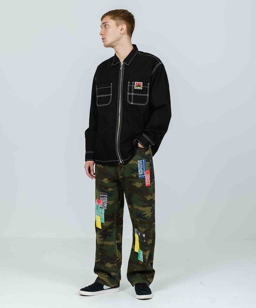 XLARGE(エクストララージ)の「STITCHED WORK SHIRT(シャツ/ブラウス・メンズ・ブラック/ベージュ/オリーブ・M/S/L/XL)」の13枚目の写真