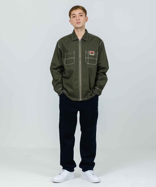 XLARGE(エクストララージ)の「STITCHED WORK SHIRT(シャツ/ブラウス・メンズ・ブラック/ベージュ/オリーブ・M/S/L/XL)」の14枚目の写真