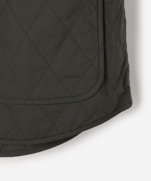 ORCIVAL(オーシバル)の「ORCIVAL | タイプライター キルトカラーレスジャケット WOMEN(ノーカラージャケット・レディース・チャコール/オリーブ/ネイビー・2/1)」の17枚目の写真