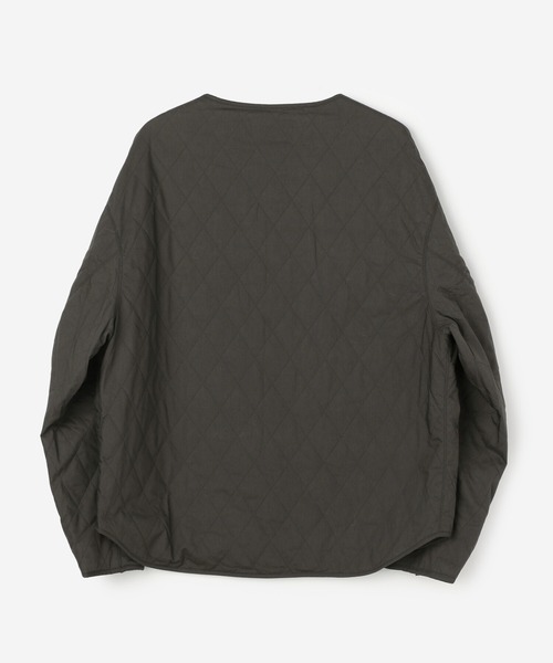 ORCIVAL(オーシバル)の「ORCIVAL | タイプライター キルトカラーレスジャケット WOMEN(ノーカラージャケット・レディース・チャコール/オリーブ/ネイビー・2/1)」の13枚目の写真