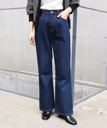 one after another NICE CLAUP | バックレースアップフレアデニム(デニムパンツ)