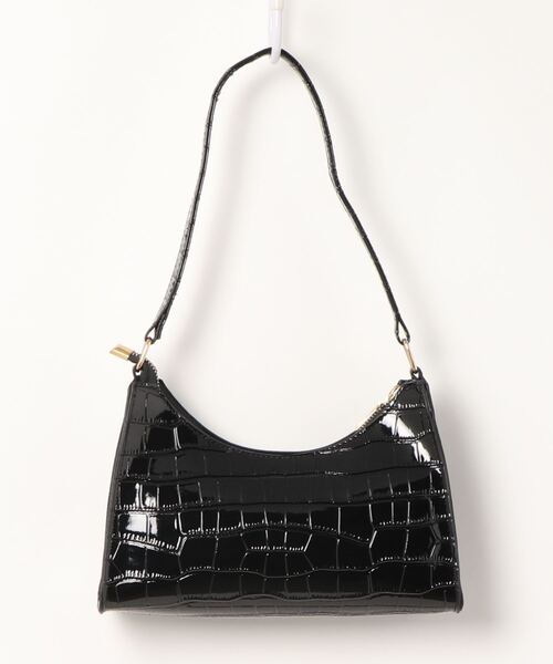 RiNc （リンク）の「【 NOLITA / ノリータ 】 ミニショルダートート ソフト PUクロコ風レザー ミニハンドバッグ（ハンドバッグ・レディース・ホワイト/ブラック/ピンク/イエロー/グリーン・FREE）」の11枚目の写真