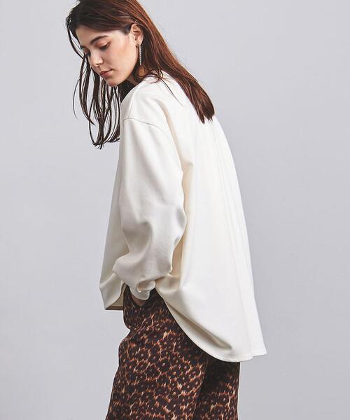 THE RERACS(ザ・リラクス)の「<THE RERACS(ザ リラクス)>Aライン プルオーバー ■■■(Tシャツ/カットソー・レディース・オフホワイト/ネイビー・36)」の9枚目の写真