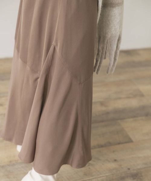 ITEMS URBANRESEARCH（アイテムズ アーバンリサーチ）の「ハギマーメイドスカート（スカート・レディース・ブラウン/ライトカーキ・FREE）」の10枚目の写真