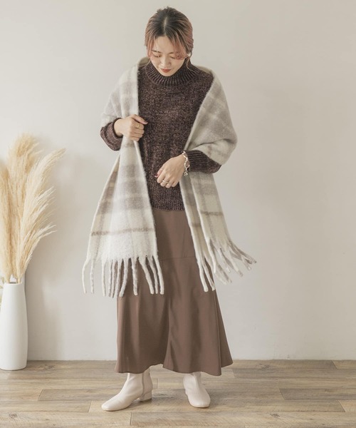 ITEMS URBANRESEARCH（アイテムズ アーバンリサーチ）の「ハギマーメイドスカート（スカート・レディース・ブラウン/ライトカーキ・FREE）」の11枚目の写真