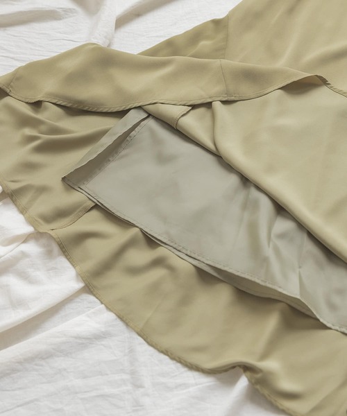 ITEMS URBANRESEARCH（アイテムズ アーバンリサーチ）の「ハギマーメイドスカート（スカート・レディース・ブラウン/ライトカーキ・FREE）」の14枚目の写真