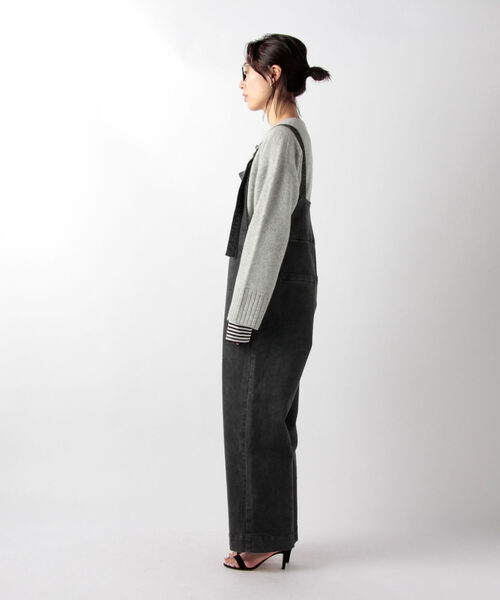 YANUK（ヤヌーク）の「【YANUK/ヤヌーク】2nd NOLLEY'S 別注サロペット（サロペット/オーバーオール・レディース・オフホワイト/ブラック・XS/S）」の9枚目の写真