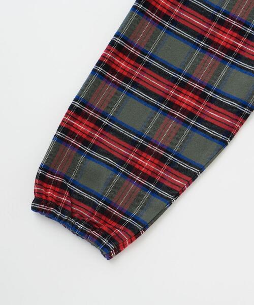 BEAUTY&YOUTH UNITED ARROWS(ビューティーアンドユースユナイテッドアローズ)の「BY ネルチェック パジャマ セット(ルームウェア/パジャマ・メンズ・レッド/ダークグリーン・S/M/L)」の5枚目の写真