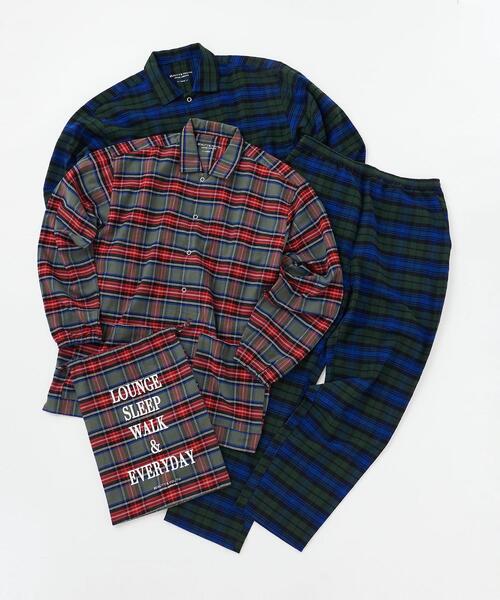 BEAUTY&YOUTH UNITED ARROWS(ビューティーアンドユースユナイテッドアローズ)の「BY ネルチェック パジャマ セット(ルームウェア/パジャマ・メンズ・レッド/ダークグリーン・S/M/L)」の22枚目の写真