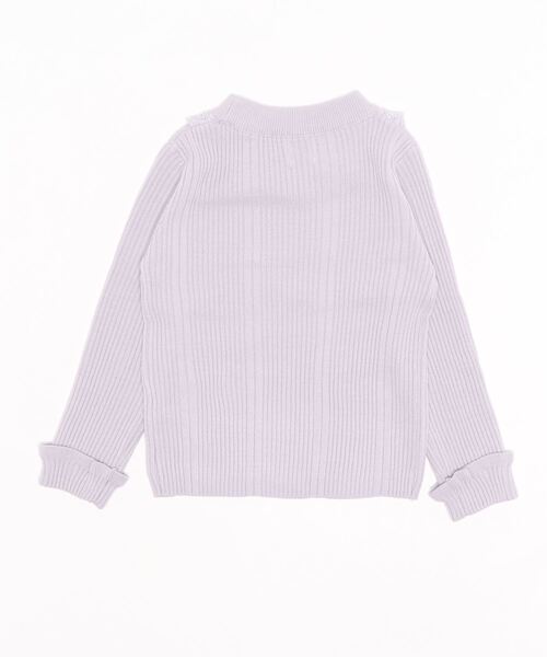 axes femme(アクシーズファム)の「バラボトルネックリブPO(ニット/セーター・キッズ・キナリ/ラベンダー・LARGE/X-LARGE/SMALL/MEDIUM/XX-LARGE)」の3枚目の写真