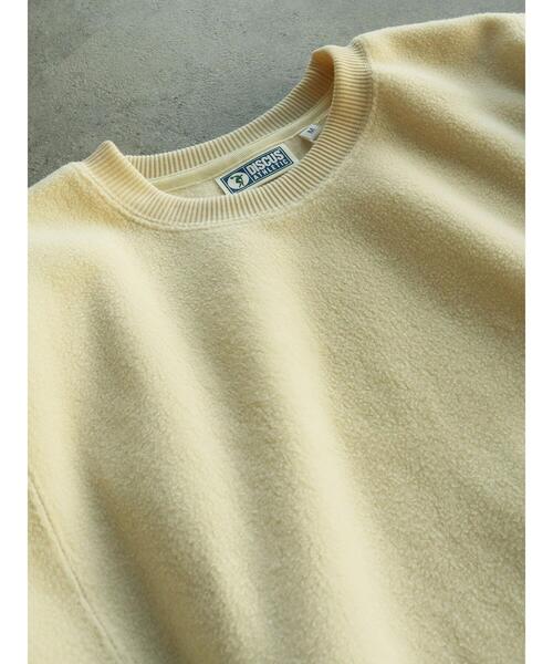 DISCUS(ディスカス)の「フリースパネルブロックドルマンスウェット*(Tシャツ/カットソー・レディース・アイボリー/チャコールグレー/ブラウン・M)」の13枚目の写真