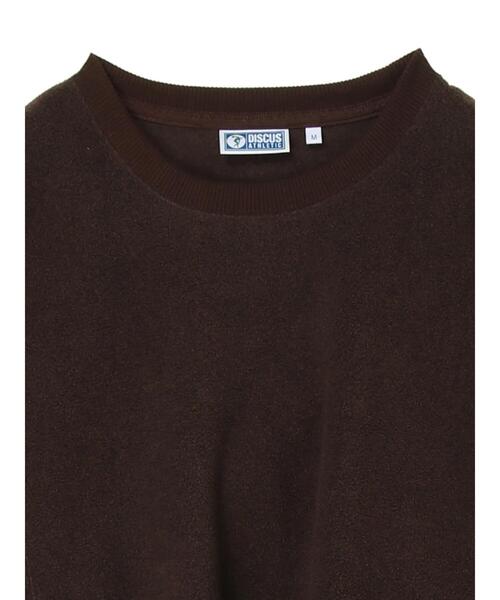 DISCUS(ディスカス)の「フリースパネルブロックドルマンスウェット*(Tシャツ/カットソー・レディース・アイボリー/チャコールグレー/ブラウン・M)」の22枚目の写真