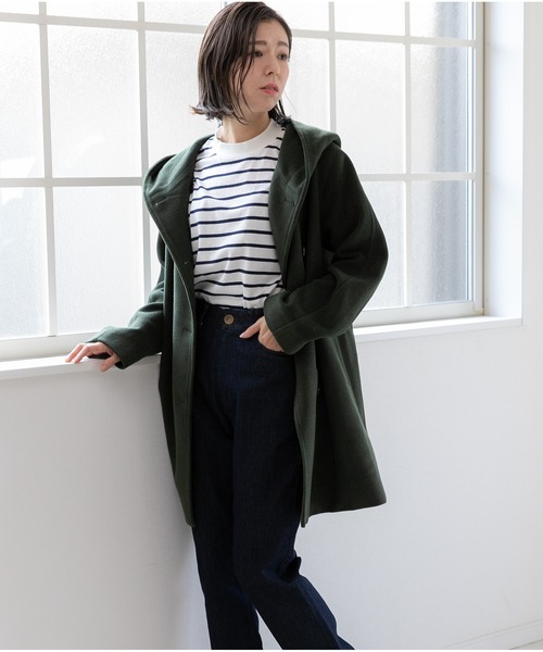 PREFERIR（プレフェリール）の「フード コクーン ロング コート