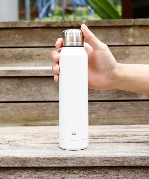 thermo mug（サーモ マグ）の「thermomug/サーモマグ UMBRELLA BOTTLE 水筒 ステンレス 保温 保冷 マグボトル キャンプ アウトドア（水筒・メンズ・レッド/ダークネイビー/アイボリー/ホワイト/ブラック・FREE）」の9枚目の写真