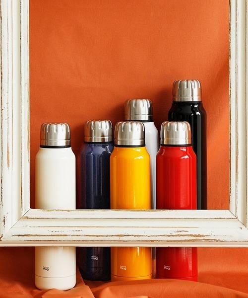 thermo mug（サーモ マグ）の「thermomug/サーモマグ UMBRELLA BOTTLE 水筒 ステンレス 保温 保冷 マグボトル キャンプ アウトドア（水筒・メンズ・レッド/ダークネイビー/アイボリー/ホワイト/ブラック・FREE）」の6枚目の写真