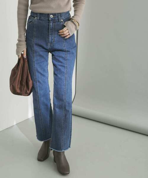 URBAN RESEARCH（アーバンリサーチ）の「センターシームデニムパンツ（デニムパンツ・レディース・ブラック/ブルー・38/36/34）」の13枚目の写真