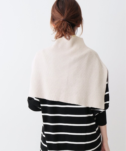 IENA（イエナ）の「ウールケープスヌード◆（ネックウォーマー/スヌード・レディース・チャコールグレー/グレー/アイボリー・FREE）」の17枚目の写真