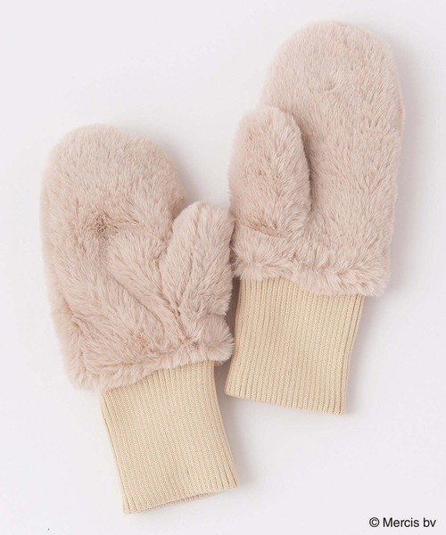 MIFFY/ミッフィー】ボアワンポイントミトン手袋 キッズサイズ（手袋