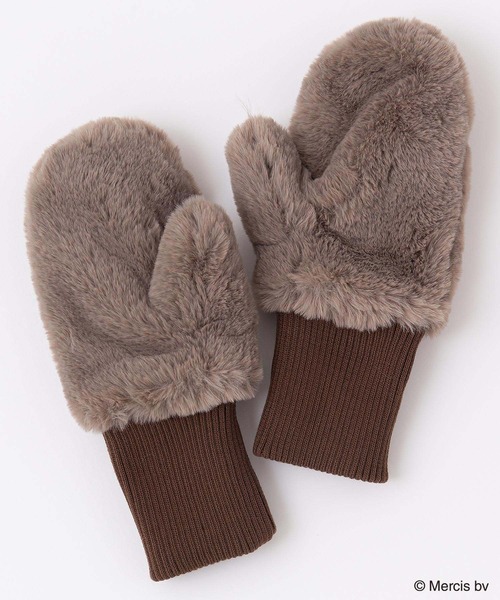 新品★ HUNTER パファー ミトン 手袋 MIFFY/ミッフィー】ボアワンポイントミトン手袋 キッズサイズ（手袋