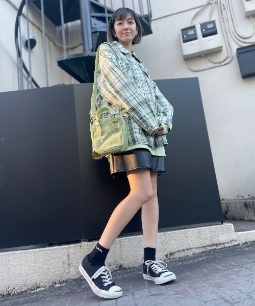 Candy Stripper(キャンディストリッパー)の「YOUTHFUL PLAID CPO ジャケット(その他アウター・レディース・グリーン/オフホワイト/グレー・2)」の20枚目の写真