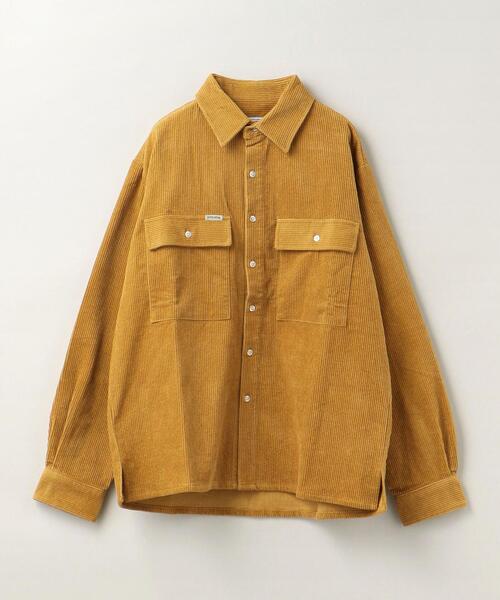 FUCKING AWESOME(ファッキングオーサム)の「<FUCKING AWESOME(ファッキング オーサム)> CORD OVER SHIRT/シャツ■■■(シャツ/ブラウス・メンズ・ブラウン/ライム・L/M/S)」の1枚目の写真
