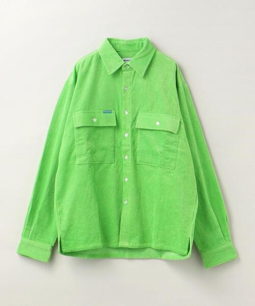 FUCKING AWESOME(ファッキングオーサム)の「<FUCKING AWESOME(ファッキング オーサム)> CORD OVER SHIRT/シャツ■■■(シャツ/ブラウス・メンズ・ブラウン/ライム・L/M/S)」の2枚目の写真