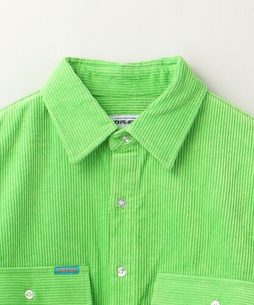 FUCKING AWESOME(ファッキングオーサム)の「<FUCKING AWESOME(ファッキング オーサム)> CORD OVER SHIRT/シャツ■■■(シャツ/ブラウス・メンズ・ブラウン/ライム・L/M/S)」の4枚目の写真