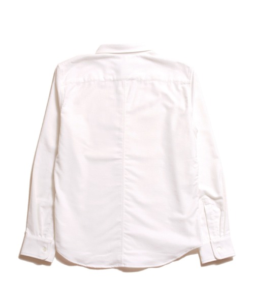 SURREAL（シュルリアル）の「【SURREAL/シュルリアル】Dante_Small Collar Flannel L/S Shirt（シャツ/ブラウス・メンズ・ホワイト/ネイビー・LARGE/X-LARGE）」の3枚目の写真