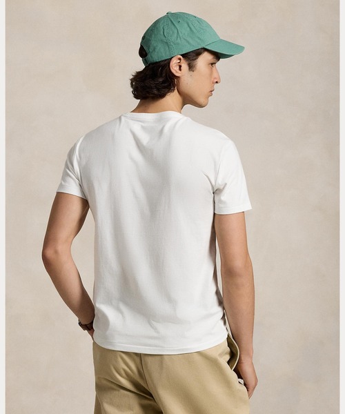 POLO RALPH LAUREN（ポロ ラルフ ローレン）の「カスタム スリム クルーネック T シャツ（Tシャツ/カットソー・メンズ・ホワイト・M/L/XXL/XL/XS/S）」の4枚目の写真