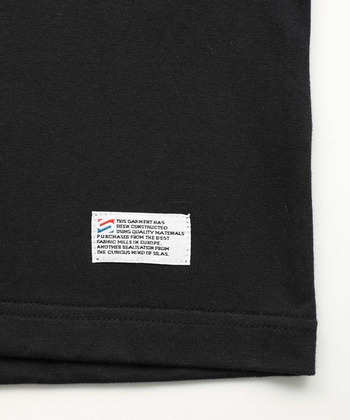 SILAS（サイラス）の「BASIC FRONT LOGO S/S TEE サイラスベーシックフロントロゴ半袖Tシャツ/刺繍　オーバーサイズ（Tシャツ/カットソー・メンズ・ネイビー/ホワイト/ブラック/チャコールグレー/ライトブルー/グリーン・X-LARGE/MEDIUM/LARGE）」の17枚目の写真