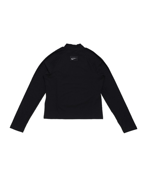 NIKE（ナイキ）の「NIKE WMNS NSW ICON CLASH MOCK L/S TOP DD5099-010（Tシャツ/カットソー・レディース・ブラック・MEDIUM/LARGE）」の4枚目の写真