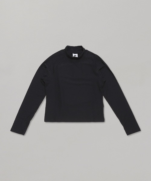 NIKE（ナイキ）の「NIKE WMNS NSW ICON CLASH MOCK L/S TOP DD5099-010（Tシャツ/カットソー・レディース・ブラック・MEDIUM/LARGE）」の10枚目の写真