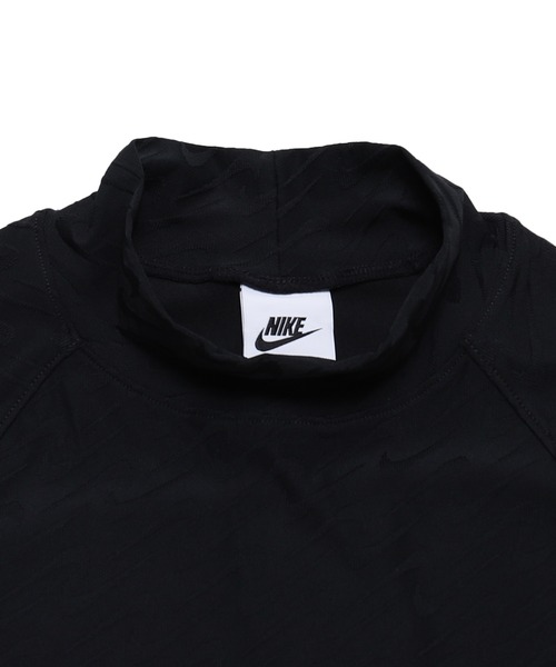 NIKE（ナイキ）の「NIKE WMNS NSW ICON CLASH MOCK L/S TOP DD5099-010（Tシャツ/カットソー・レディース・ブラック・MEDIUM/LARGE）」の6枚目の写真