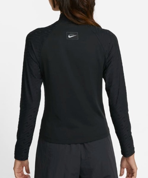 NIKE（ナイキ）の「NIKE WMNS NSW ICON CLASH MOCK L/S TOP DD5099-010（Tシャツ/カットソー・レディース・ブラック・MEDIUM/LARGE）」の7枚目の写真