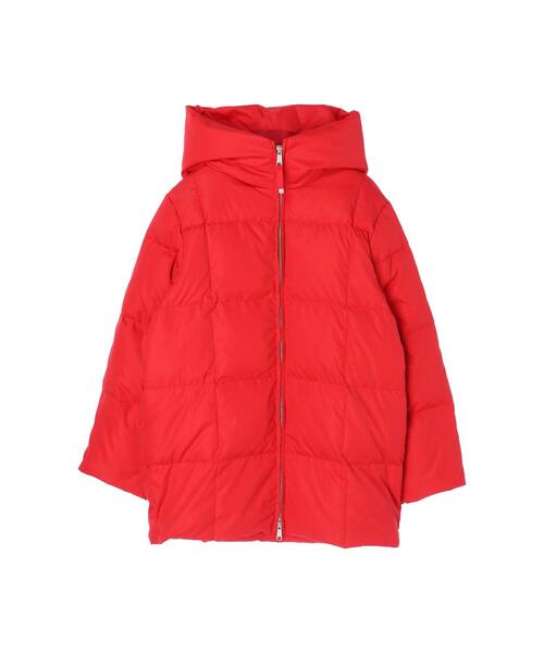 koe（コエ）の「グリーンダウン フードジャケット*（ダウンジャケット/コート・レディース・レッド/ブラック/ベージュ・L/M）」の19枚目の写真