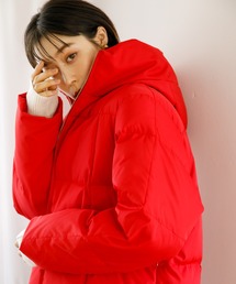 koe | グリーンダウン フードジャケット*(ダウンジャケット/コート)