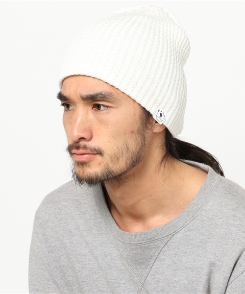 BEAMS（ビームス）の「BEAMS / ルーズ dralon ビーニー（ニットキャップ/ビーニー・メンズ・グレー/ブラック/ネイビー/オフホワイト・ONE SIZE）」の19枚目の写真