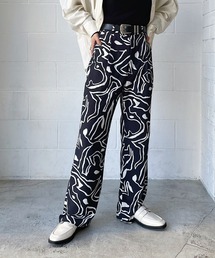 PAGEBOY | アートペイント柄パンツ(その他パンツ)