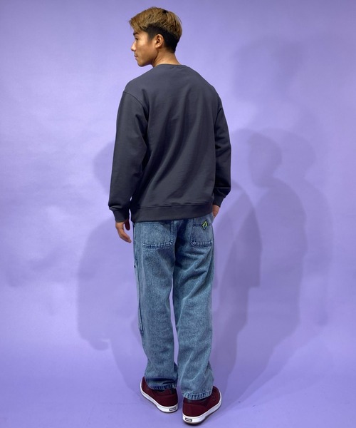 ANTIBAL(アンティバル)の「【ムラサキスポーツ別注】ANTIBAL/アンティバル YALE カレッジプリントスウェット 221AN1TR015MU(スウェット・メンズ・グレー/グレー系その他/ネイビー・L/M)」の11枚目の写真