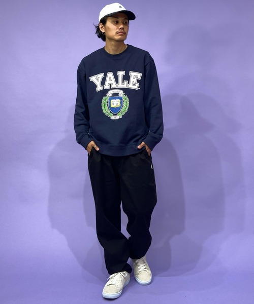 ANTIBAL(アンティバル)の「【ムラサキスポーツ別注】ANTIBAL/アンティバル YALE カレッジプリントスウェット 221AN1TR015MU(スウェット・メンズ・グレー/グレー系その他/ネイビー・L/M)」の14枚目の写真