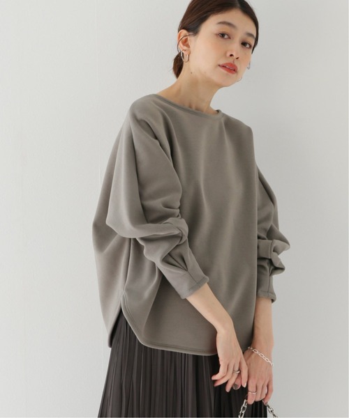 La TOTALITE（ラトータリテ）の「裏起毛タックスリーブプルオーバー【手洗い可能】（Tシャツ/カットソー・レディース・ベージュ/ウッド・FREE）」の2枚目の写真