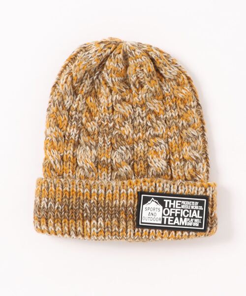 OFFICIAL TEAM(オフィシャルチーム)の「STANDARD KNIT CAP(ニットキャップ/ビーニー・キッズ・ベージュ/グレー/カーキ/イエロー/ネイビー/ブラック・M/S/L)」の4枚目の写真