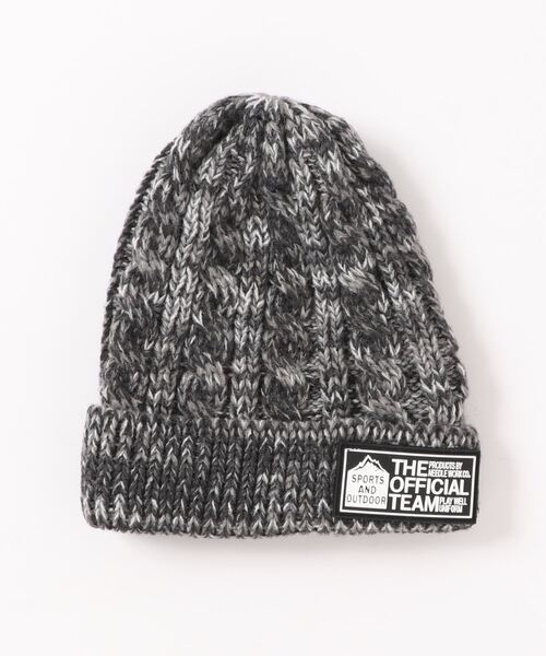 OFFICIAL TEAM(オフィシャルチーム)の「STANDARD KNIT CAP(ニットキャップ/ビーニー・キッズ・ベージュ/グレー/カーキ/イエロー/ネイビー/ブラック・M/S/L)」の3枚目の写真