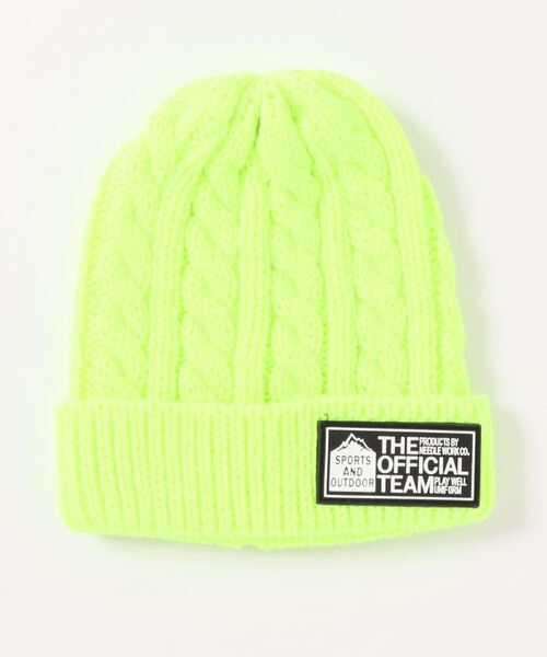 OFFICIAL TEAM(オフィシャルチーム)の「STANDARD KNIT CAP(ニットキャップ/ビーニー・キッズ・ベージュ/グレー/カーキ/イエロー/ネイビー/ブラック・M/S/L)」の6枚目の写真