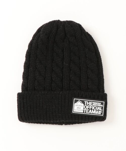 OFFICIAL TEAM(オフィシャルチーム)の「STANDARD KNIT CAP(ニットキャップ/ビーニー・キッズ・ベージュ/グレー/カーキ/イエロー/ネイビー/ブラック・M/S/L)」の2枚目の写真