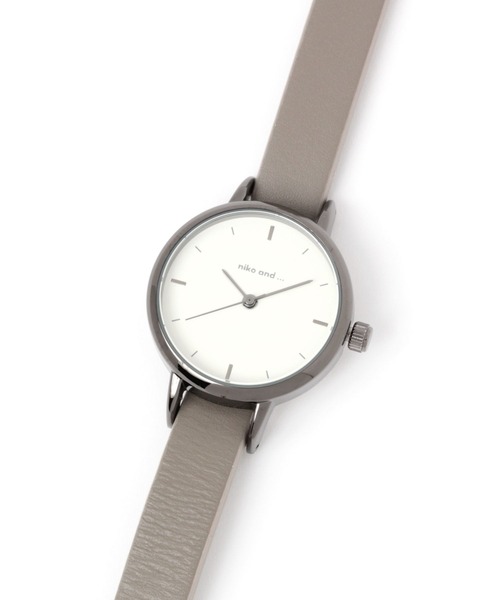 niko and...（ニコアンド）の「リングベルトラウンドウォッチ（アナログ腕時計・レディース・ブラック/ベージュ/ブラウン/チャコール・0）」の3枚目の写真