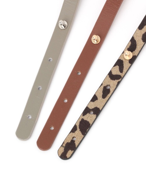 niko and...（ニコアンド）の「リングベルトラウンドウォッチ（アナログ腕時計・レディース・ブラック/ベージュ/ブラウン/チャコール・0）」の8枚目の写真