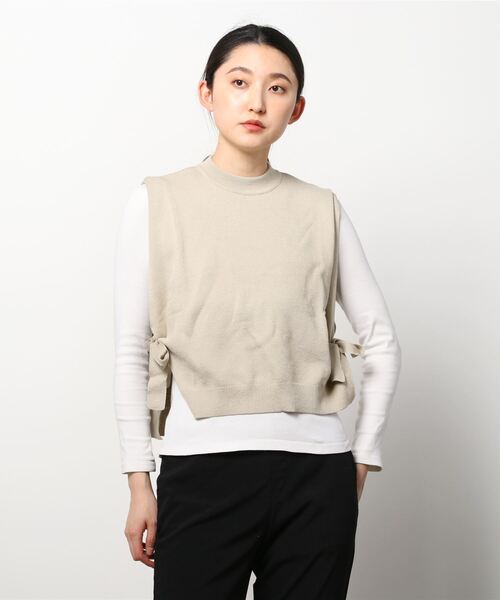 bunt 20SS_KN02 FINE COTTON TAPE KNIT VEST